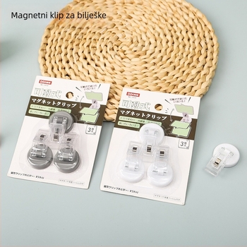 DOINN magnetski držač bilješki u japanskom stilu – uredski stolni držač, materijal: magnetski plast, model 2469/2454, pogodan za univerzalne dokumente