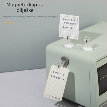 DOINN magnetski držač bilješki u japanskom stilu – uredski stolni držač, materijal: magnetski plast, model 2469/2454, pogodan za univerzalne dokumente