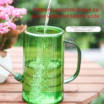 Olinze kanta za zalijevanje od nehrđajućeg čelika s dugim izljevom, velika kapaciteta za kućni vrt