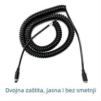 Hengyou kabel za stražnju kameru kamiona s PU kućištem, ROHS certifikat, za zvuk i video