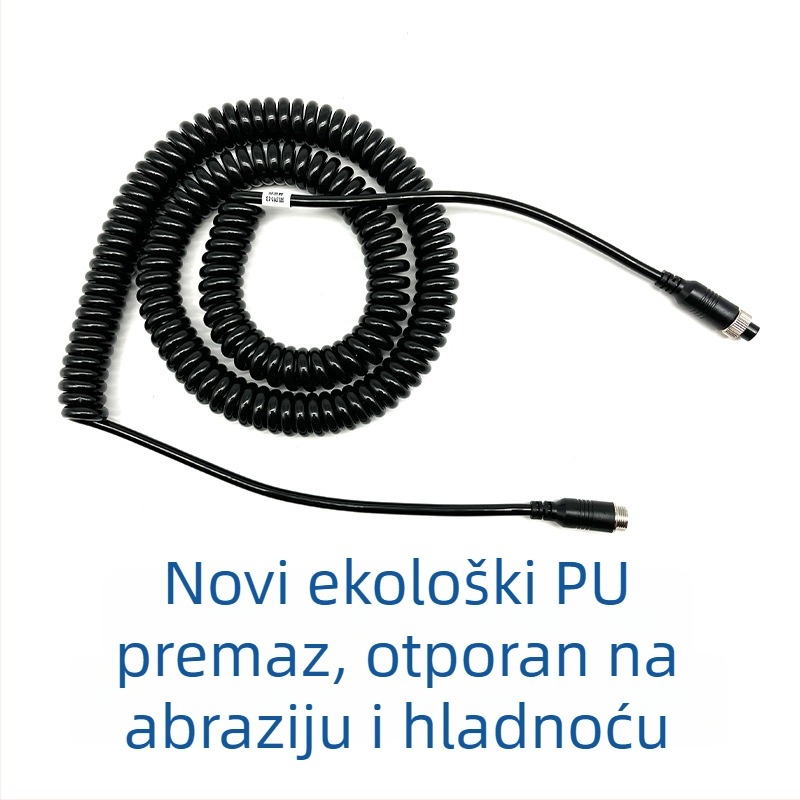 Hengyou kabel za stražnju kameru kamiona s PU kućištem, ROHS certifikat, za zvuk i video