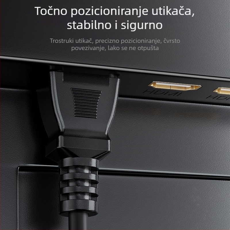 3-žilni univerzalni napajajući kabel s utikačem za PC i monitor | Model Pin Line, OEM obrada, Izdan ožujka 2024