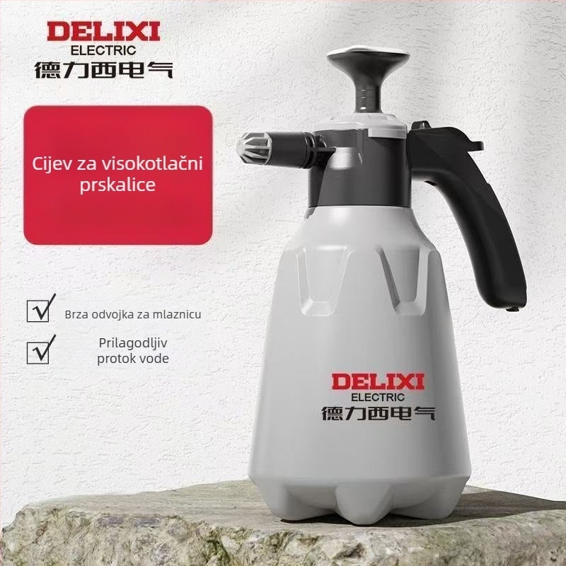 Delixi AL 2L kanica za zalijevanje / posuda za raspršivanje / tuš glava – PP/HDPE/ABS, ručni vrtni raspršivač