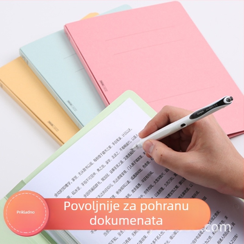 Guoyu A4 Mapa za dokumente s jednim klipom, velika kapaciteta za račune, ugovore i prijedloge