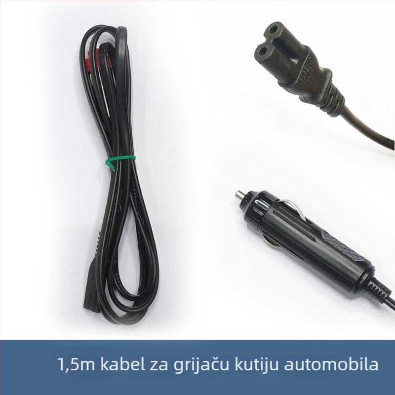 Napajajući kabel za automobilsku kutiju za grijanje ručka; kabel za upaljač; duljine kabela 1,5 m, 3 m, 5 m i 10 m | Marka Yong Jin