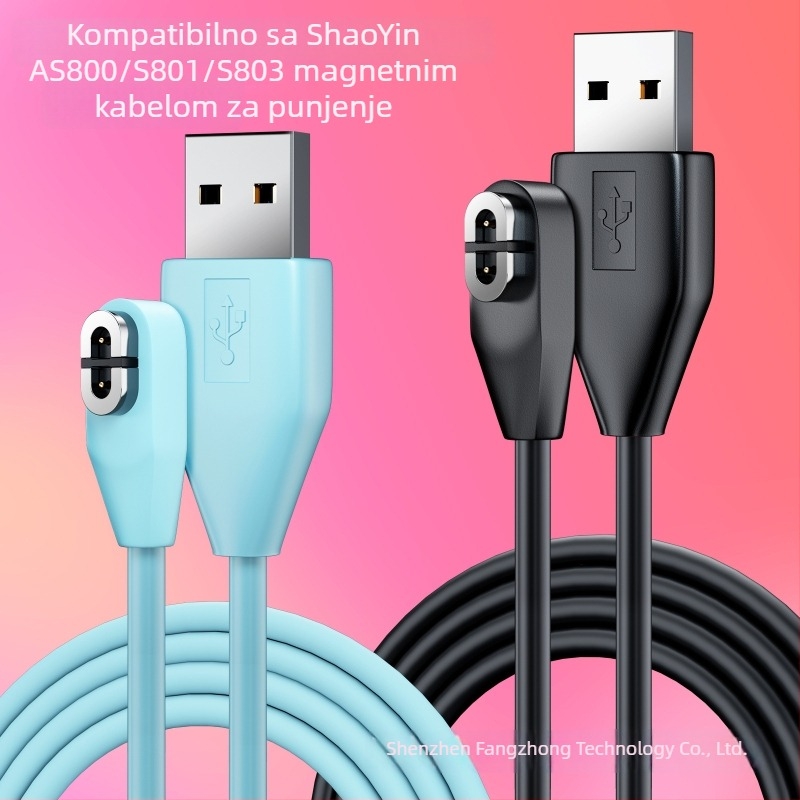 FONKEN kabel za punjenje za slušalice s kostnom kondukcijom AS800/S801/S803 — duljina 1 m/1,8 m, OEM obrada, licencirana privatna oznaka