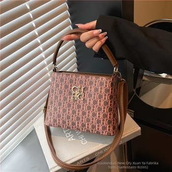 CHHC ženska bucket torbica, 2025, PU koža, velika kapacitet bucket oblika s kapom, zatvaranje na zip, unutarnja podstava od sintetičke kože, unutarnji laminirani džep s zipom