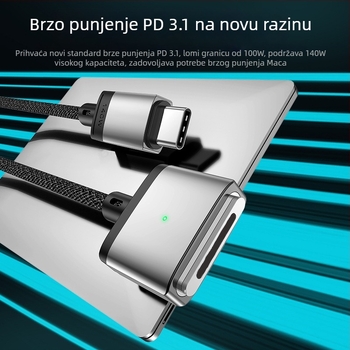 WANCORE 140W Type-C na MagSafe3 magnetski kabel za napajanje za Apple MacBook Air/Pro (OEM)