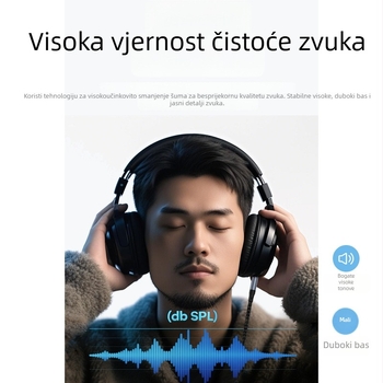 Audio kabel s pozlaćenim premazom, 2-jezgreni, ekraniran, jezgra od pocinčane bakrene žice, vodiči bez kisika