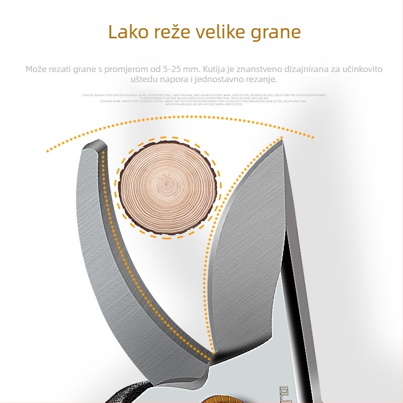 Mekla vrtne škarice za orezivanje grana i voćnih stabala