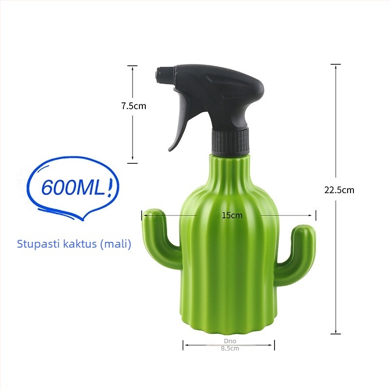 Kanica za zalijevanje / sprej kanta, Dizajn crtani kaktus, Plastika, Yucheng, Za vrt