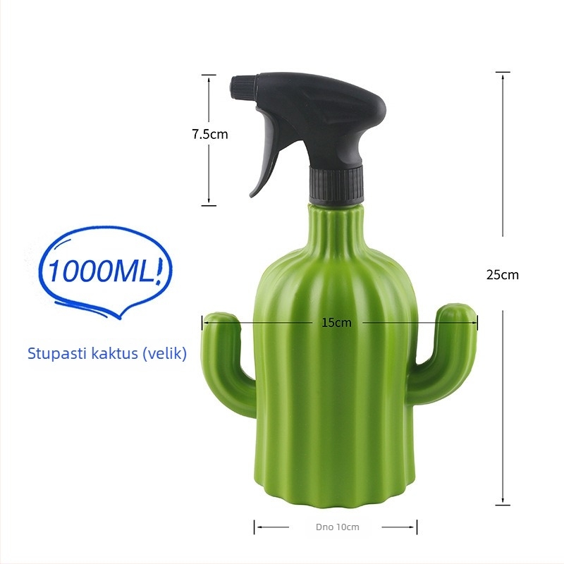 Kanica za zalijevanje / sprej kanta, Dizajn crtani kaktus, Plastika, Yucheng, Za vrt