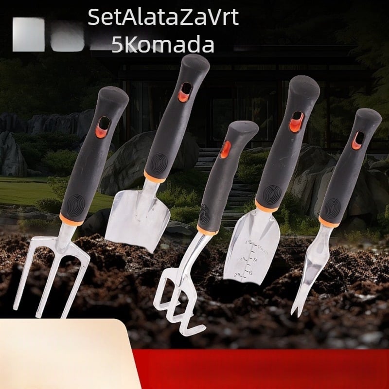 Vrtni set lopata Hangyue, model 00, nepomičan alat za sadnju i labavljenje tla, mogućnost prilagodbe