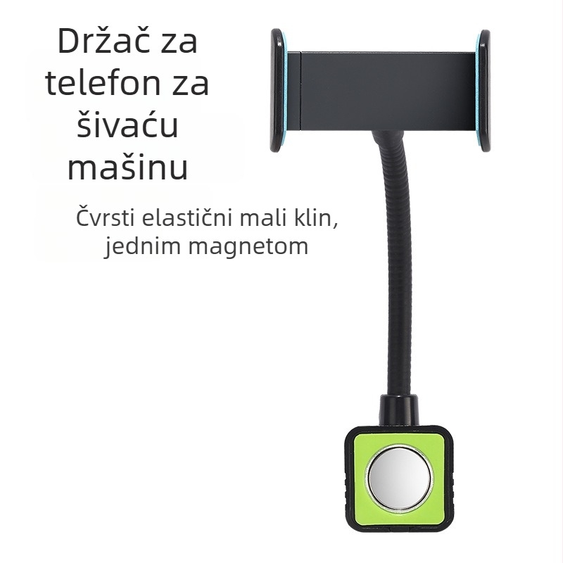 Otporn na udarce držač telefona za šivaće strojeve, magnetsko pričvršćivanje, 360° rotacija