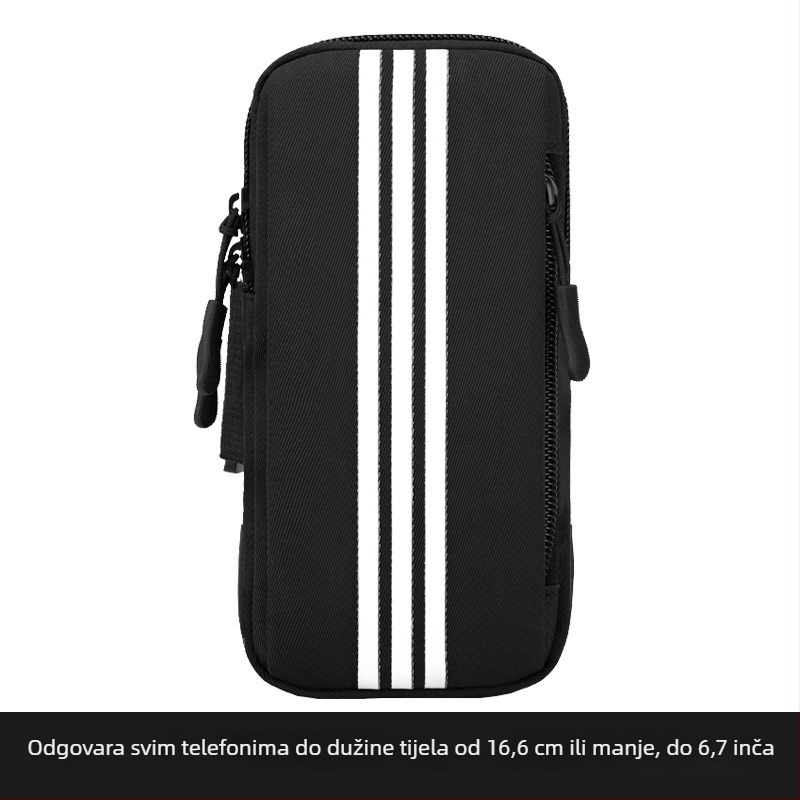 Armband torbica za telefon za trčanje – unisex, Oxford tkanina, prozračna, vodootporna, ultra lagana, L&M