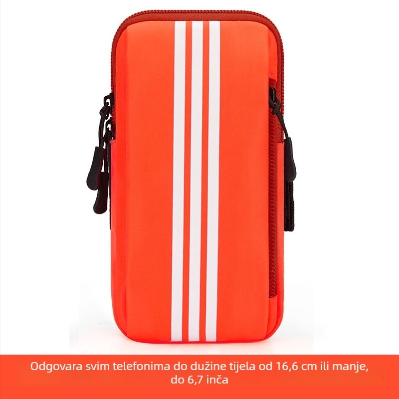 Armband torbica za telefon za trčanje – unisex, Oxford tkanina, prozračna, vodootporna, ultra lagana, L&M
