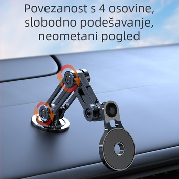 Auto držač za mobitel s adhezivnim magnetskim držačem na ploči instrumenta – univerzalna kompatibilnost