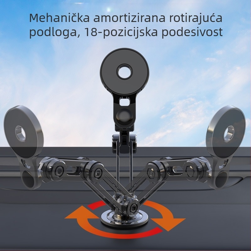 Auto držač za mobitel s adhezivnim magnetskim držačem na ploči instrumenta – univerzalna kompatibilnost