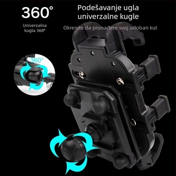360° rotacija, otporan na udarce, rad jednim dodirom, bežično punjenje 7.5W, pričvršćivanje klikom