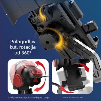 Držač telefona za auto za motocikle i električne skutere - plastični, opći stil, mogućnost prilagodbe (Brand Youchuang Chengpin)