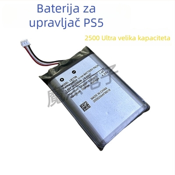 PS5 kontroler baterija, ugrađena litij-ionska baterija 2500mAh, visok kapacitet