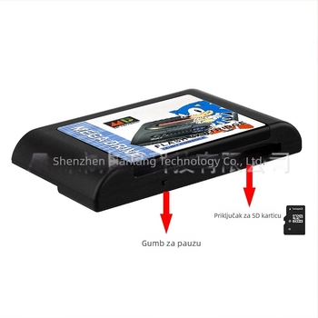 MD RAM kartica za Mega Drive I i II, 4G memorije, verzija OSV3.8, podrška Gold Finger Code
