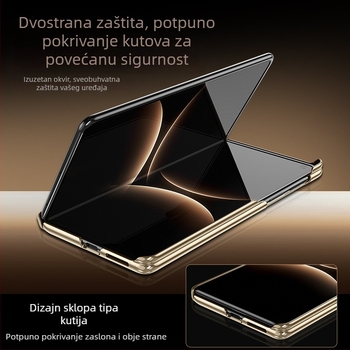 Huawei Mate X7 kućište za preklopni zaslon, magnetsko punjenje, kolekcionarsko izdanje, zaštita s dvostrukom središnjom osi, tvrdi kućište