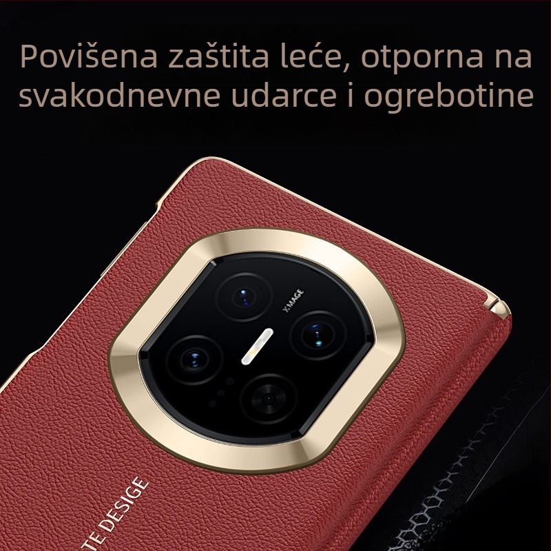 Huawei Mate X7 kućište za preklopni zaslon, magnetsko punjenje, kolekcionarsko izdanje, zaštita s dvostrukom središnjom osi, tvrdi kućište