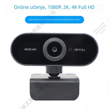 USB kamera za stolno i prijenosno računalo s 5MP senzorom, rezolucija 2560x1440, 30FPS, autofokus, ugrađeni mikrofon