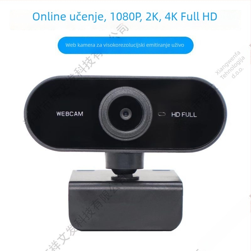 USB kamera za stolno i prijenosno računalo s 5MP senzorom, rezolucija 2560x1440, 30FPS, autofokus, ugrađeni mikrofon