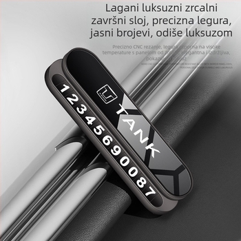 Sklopiva metalna privremena tablica za parkiranje za Tank 300, Wey Tank500, 400 i 700