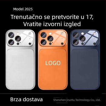 Zaštitna futrola za iPhone 17 Pro Max s povećanim prozorom za pregled, akrilni zaštitnik leće, otporna na padove, otporna na otiske prstiju, hlađenje