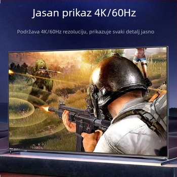 DisplayPort na DisplayPort kabel DP 1.2, 4K60Hz, 1.8 m, bakar s pozlaćenim konektorima
