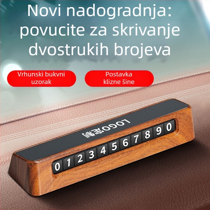 Meili plastični klizni znak za parkiranje automobila – Model D02, Šifra D02