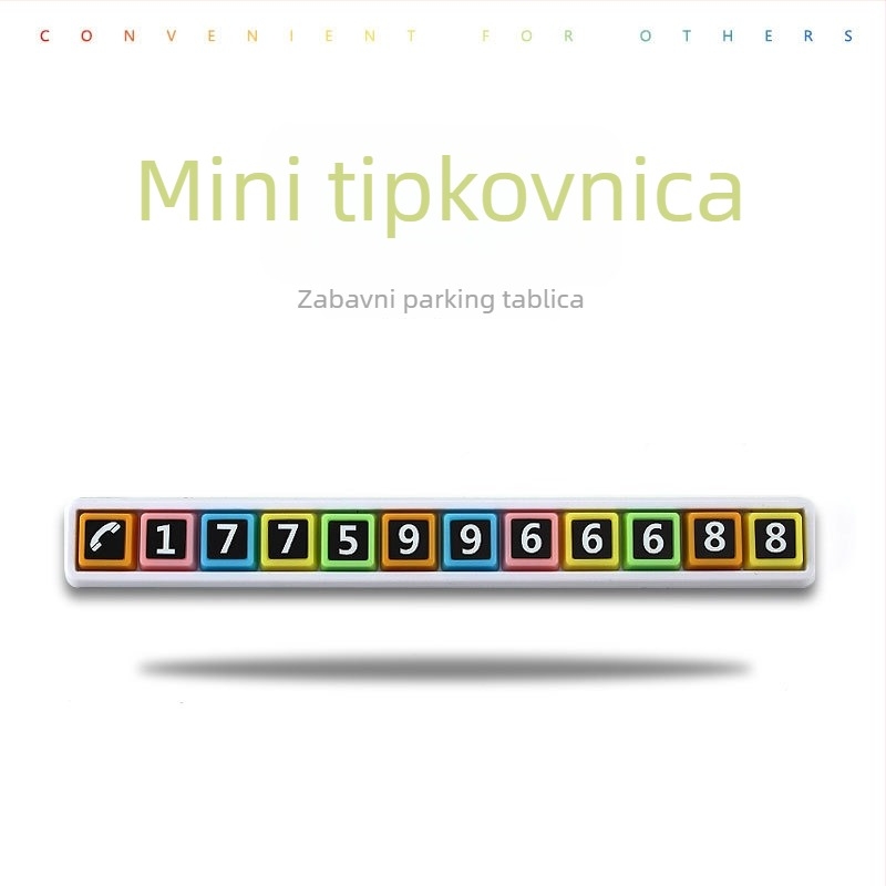 Privremena tablica za parkiranje - Plastična, YONG XUN (Model: Privremena tablica za parkiranje)