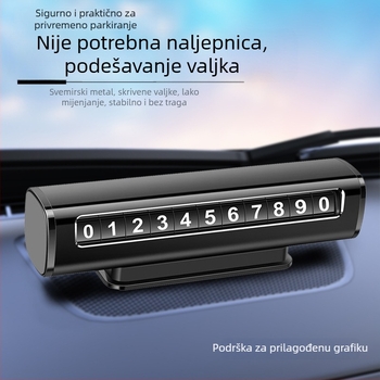 Skrivena metalna tablica za parkiranje autom, branda EITAI, model Stop sign P8, ispis logotipa i mogućnost prilagodbe