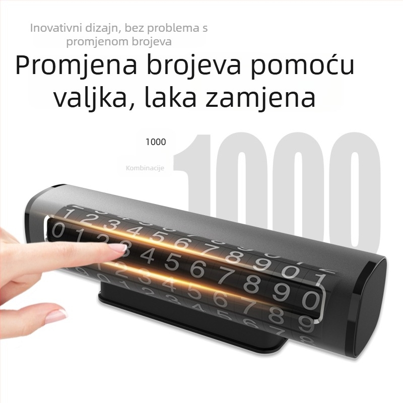 Skrivena metalna tablica za parkiranje autom, branda EITAI, model Stop sign P8, ispis logotipa i mogućnost prilagodbe