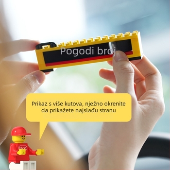 bbdd Privremeni parkirni znak za automobil s skrivenom funkcijom | Plastika | Model 202405101424 | Logo otisnuto | Prilagođivanje dostupno
