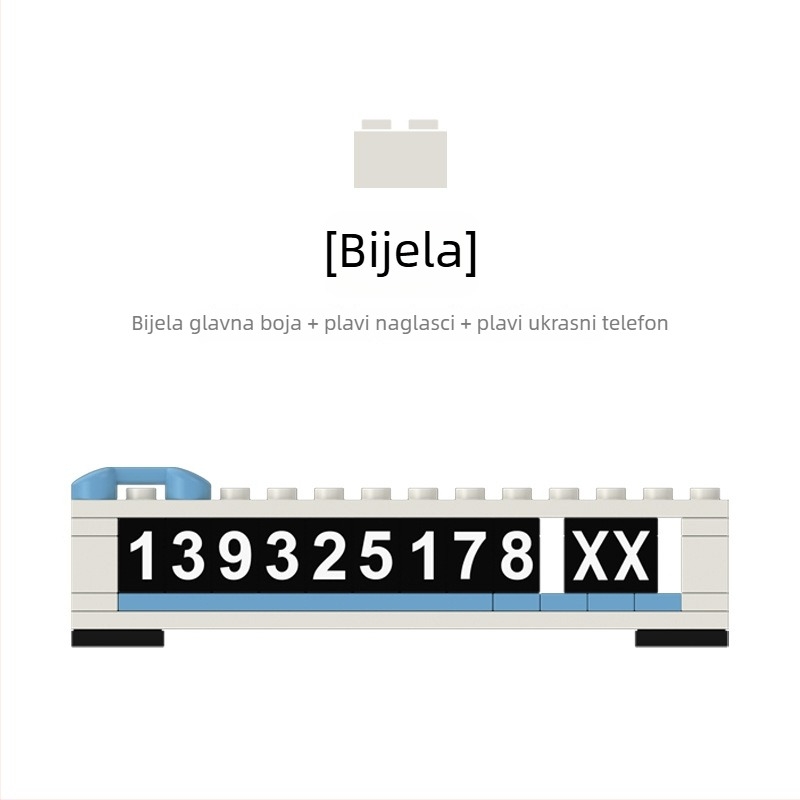 bbdd Privremeni parkirni znak za automobil s skrivenom funkcijom | Plastika | Model 202405101424 | Logo otisnuto | Prilagođivanje dostupno