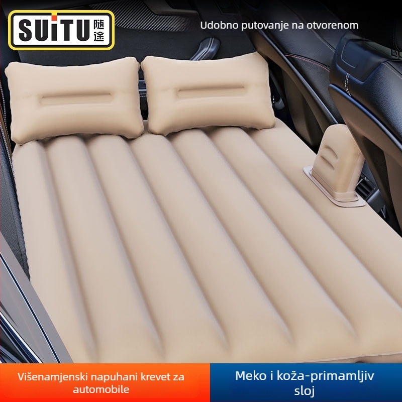 Automobilsko napuhano ležište s PVC flokom - Model ZD-431, 1,95 kg, ručno napuhavanje, za opću upotrebu u vozilu.