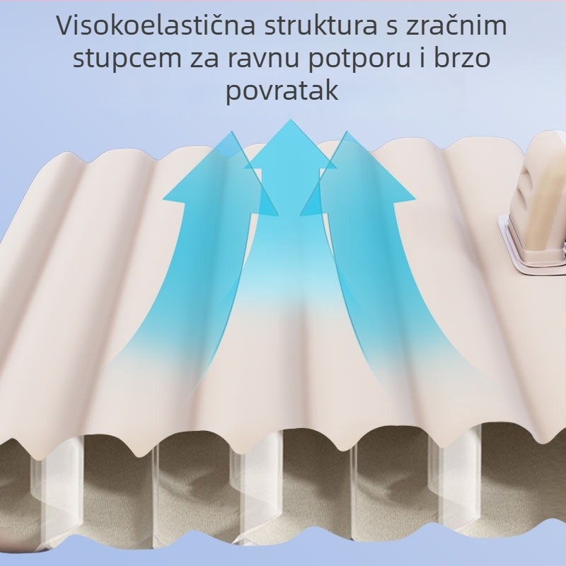 Automobilsko napuhano ležište s PVC flokom - Model ZD-431, 1,95 kg, ručno napuhavanje, za opću upotrebu u vozilu.