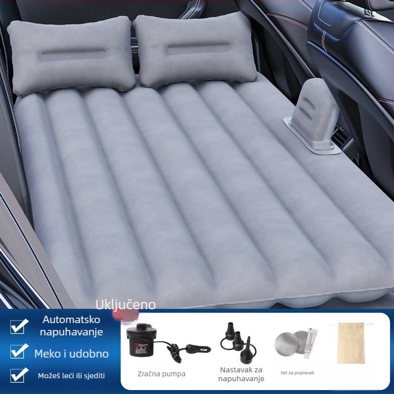 Automobilsko napuhano ležište s PVC flokom - Model ZD-431, 1,95 kg, ručno napuhavanje, za opću upotrebu u vozilu.