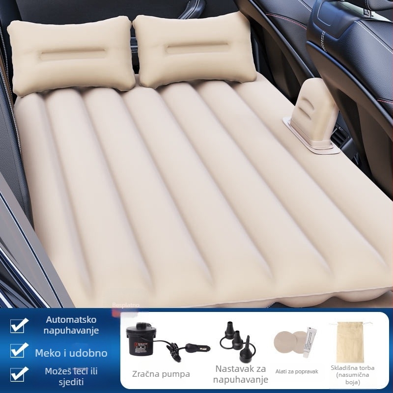 Automobilsko napuhano ležište s PVC flokom - Model ZD-431, 1,95 kg, ručno napuhavanje, za opću upotrebu u vozilu.
