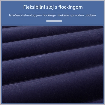 Naduvljivo PVC ležište s flokiranom površinom, nosivost 500 kg, težina 0,5 kg, podrijetlo Yiwu