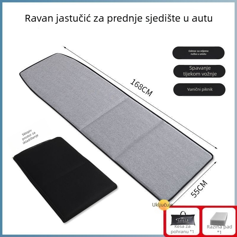 Automobilski madrac za odmor putnika, ravni putnički madrac za putovanje automobilom, bez nadimanja