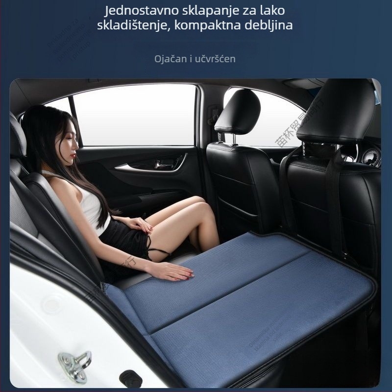 Automobilski madrac za spavanje – sklopiv, debeo, prenosiv za stražnji dio auta, bez potrebe za nafukavanjem, univerzalna kompatibilnost za odrasle