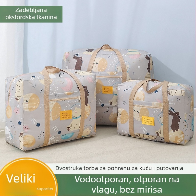 Torba za pohranu deke od Oxford tkanine, vodootporna, s velikim kapacitetom, prijenosna za preseljenje odjeće