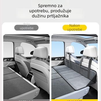 Ploča za proširenje kreveta za stražnje sjedalo automobila, Materijal Silk Flower, Univerzalni model 985, Otporan na habanje, Automatsko napuhivanje