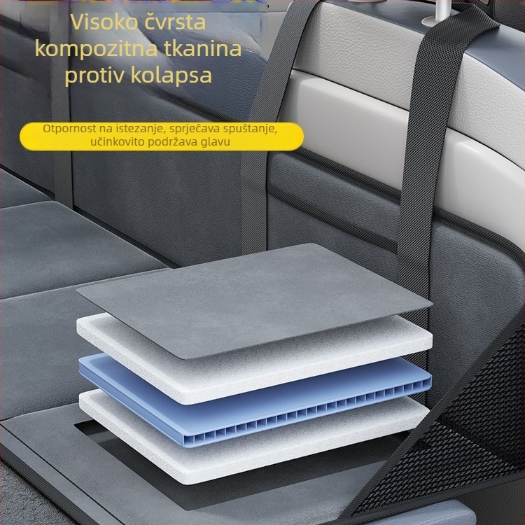 Ploča za proširenje kreveta za stražnje sjedalo automobila, Materijal Silk Flower, Univerzalni model 985, Otporan na habanje, Automatsko napuhivanje