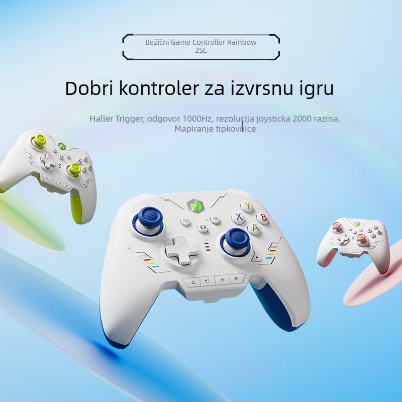 Bežični kontroler za igrice PC i Android, Type-C, vibracije, ABS tijelo, 400 g